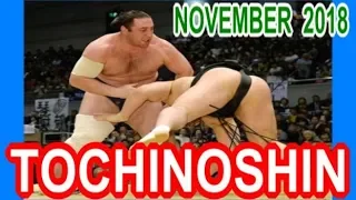 TOCHINOSHIN - VICTORY AND DEFEAT SUMO Kyushu Basho -  all 15 bouts. NOVEMBER 2018 Makuuchi.