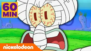 SpongeBob Schwammkopf | 1 STUNDE voller Szenen, in denen uns Thaddäus BEINAHE leidtut | Nickelodeon