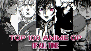 My Top 100 Anime Openings of All Time