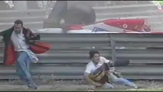 Gerhard Berger Crash | Ferrari | Monza 1993