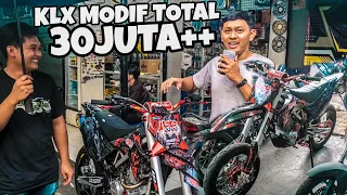 KLX 150 MODIF SUPERMOTO HAMPIR 40JUTA GHOIB GARAGE