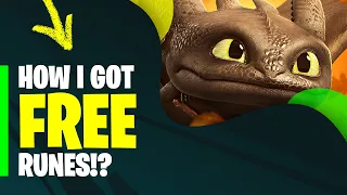 FREE RUNES?!?! No Way! | Dragons Rise of Berk Cheats!