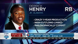 Titans Select RB Derrick Henry (2016 NFL Draft)