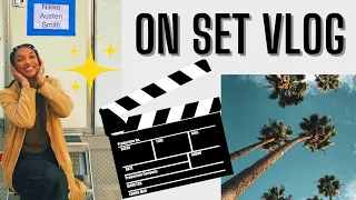 vlog: come to set with me! filming a commercial