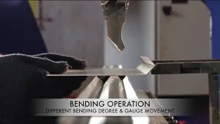 Sheet metal Bending Operation