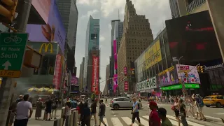 Cycling through New York City 4K – Central Park through Manhattan to Williamsburg