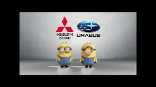 Mitsubishi vs Subaru-Minions Style