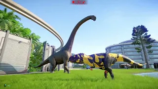 Giant Stegosaurus Evolution Hunting Godzilla x Kong New Empire Jurassic World Dominion Velociraptor