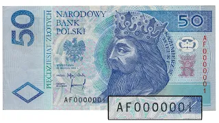 50 zł z nr 1 od 2400 zł i czy numery banknotów kolejne, radarowe, rosnące i z cyfrą 666 mają wartość