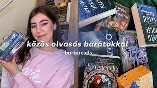 Egész napos olvasás barátokkal - vlog | BORKAREADS