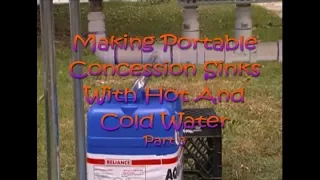 Making Portable Concession Sinks, Part 4