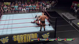 WWE 2K22 - WWF SURVIVOR SERIES 97 ARENA - 8 MAN TAG ELIMINATION MATCH