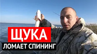 ЩУКА Ломает Спининг. Ловим Хищника на оз УЗУНКОЛЬ