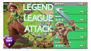 Th16 live legend league attack of may season day 9 : clash of clans