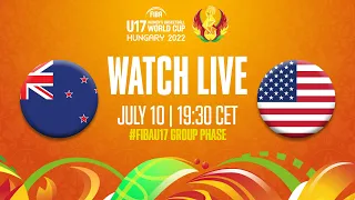 Full Basketball Game | New Zealand v USA | FIBA U17 Women's Basketball World Cup 2022