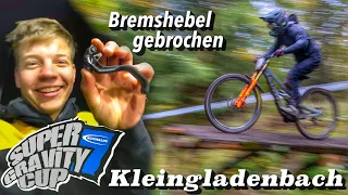 Bremshebel gebrochen🫢 Kleingladenbach VLOG Tag 1 | Super Gravity Cup | Julian SCHNEIDER