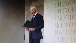 Spine Tingling Charles Dance The Battle of the Somme 100 Year memorial