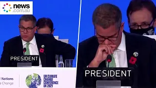 COP26 president breaks down after deal – “I am deeply sorry”