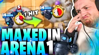 😂😨2500€ Acc. in ARENA 1?!| Maxed Truppen vs Level 1 Truppen! | Neue Master Challenge!