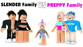 Brookhaven, SLENDER Family vs PREPPY Family..