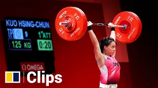 Kuo Hsing-chun’s family celebrates after weightlifter wins Taiwan’s first gold at Tokyo Olympics