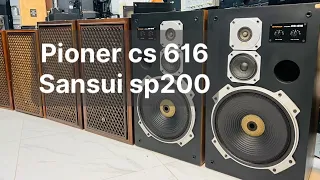 E về tiếp lô loa âm ly | pioner cs616 | | sansui sp200 | | diatone 1000zx |