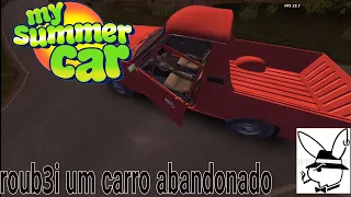 my summer car: roub3i um carro abandonado