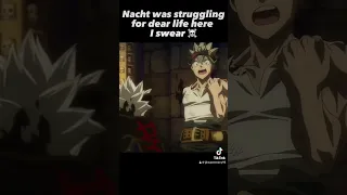Nacht was having an entire existential crisis ☠️ #nacht #blackclover #anime