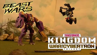 Transformers WFC: Kingdom Stop Motion Battle | Beast Wars Animation