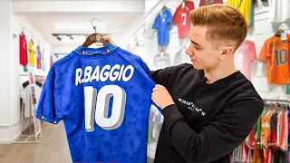 ChrisMD Goes Shopping For CRAZY, RETRO £500 Football Shirts - Shirt Shopping