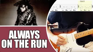 Always On The Run – Lenny Kravitz | Solo cover with tabs #8