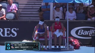 AO Highlights: Bai/Hives v Hibino/Krawczyk  - Round 2/Day 6 | Wide World Of Sports