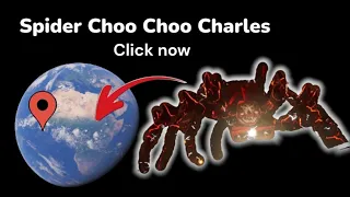 Spider Choo Choo Charles 🚂 on google maps and google earth 🌍 #shorts #worldyguy2m