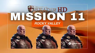 Stronghold Crusader Gameplay Mission 11 Rocky Valley | No Commentary | Stronghold Crusader HD