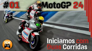 MotoGP 24 - Modo Carreira #01 - Iniciamos com duas Corridas [4k60]