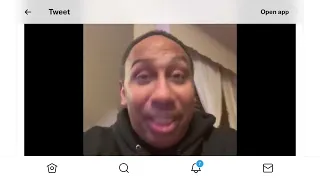 Stephen a reacts to chiefs bills game. He watched the game with molly