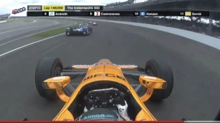 Fernando Alonso at INDY 500 race: We will pass all of them (Vamos a pasarlos a todos)