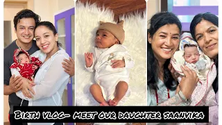 Birth Vlog || Meet Our Daughter Saanvika || On The Occasion Of Mother’s Day || Saloma