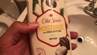 Old Spice Moisturize with Shea Butter ( Body Wash Review)