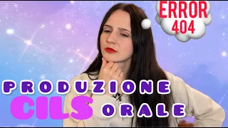 ESAME CILS Q&A (lingua italiana): produzione orale (conversazione in italiano)