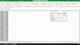 Sex-based bimodal size distribution analysis (Excel)