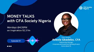 Money Talks #51 - Tips for Making Better Financial Decisions (feat Adeola Gbadebo, CFA)