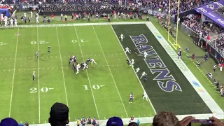 RAVENS OVERTIME GAME WINNING TD AGAINST COLTS (FAN REACTION)