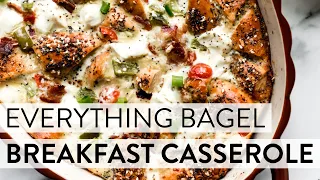 Everything Bagel Breakfast Casserole | Sally's Baking Recipes