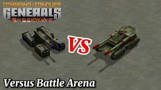 C&C Generals Versus Battle - Mammoth vs Overlord