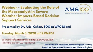 Evaluating the Role of the Mesoanalyst in Severe Weather Impacts Based Decision Support Services