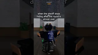 MM2 Funny Moments - Love when sheriff hides the entire round 💀