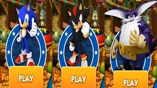 Sonic Dash Battle - SONIC VS SHADOW VS BIG