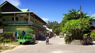 La Passe village at La Digue, Seychelles
