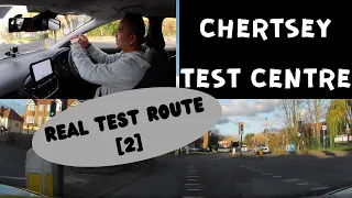 Chertsey Driving Test Centre | REAL Test Route [2] | Full Commentary